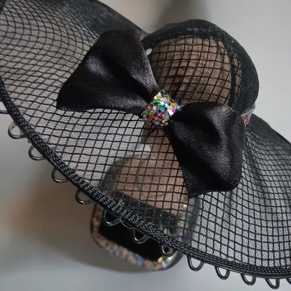 Black Hat Woman Earring Ring Small Jewelry Display - Picture 10 of 11